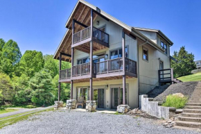 Luxe Timber Frame Cabin with South Holston Lake View